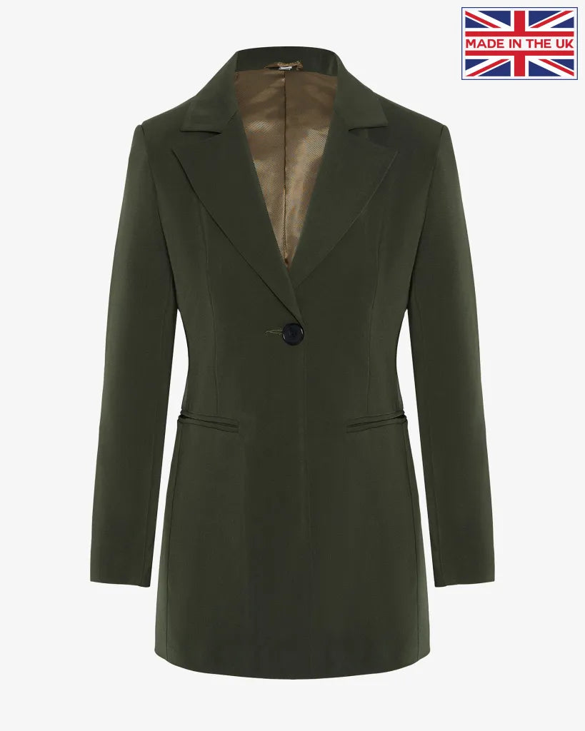 Nancy Collared Formal Longline Blazer