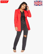 Nancy Collared Formal Longline Blazer