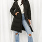 Hooded Longline Puffer Coat Outerwear