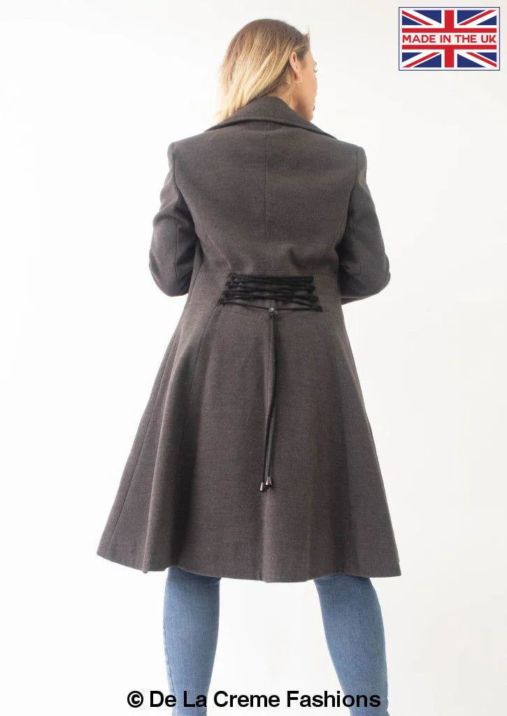 Kirsty Slim Fit A-Line Coat