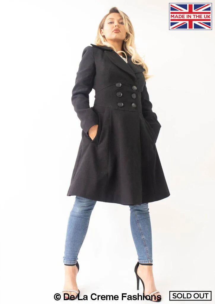 Kirsty Slim Fit A-Line Coat