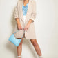 Long Ruched Sleeve Open Blazer Beige / S (Uk 8/10)