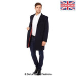 Tommy Retro Mod Crombie Covert Coat