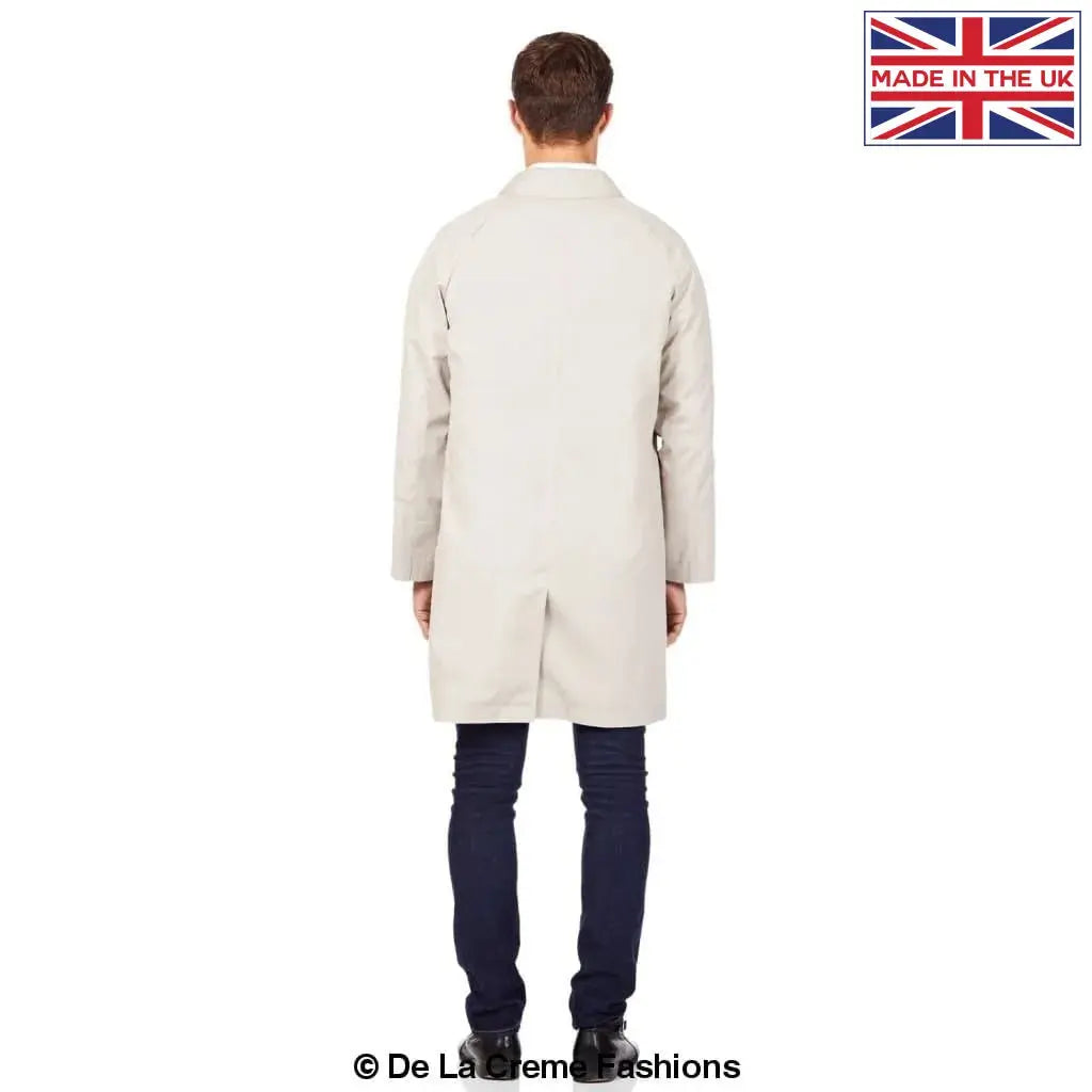 Mens Spring Summer Lightweight Trench Mac Coat