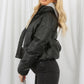 Pu Boxy Puffer Jacket