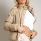 Pu Boxy Puffer Jacket