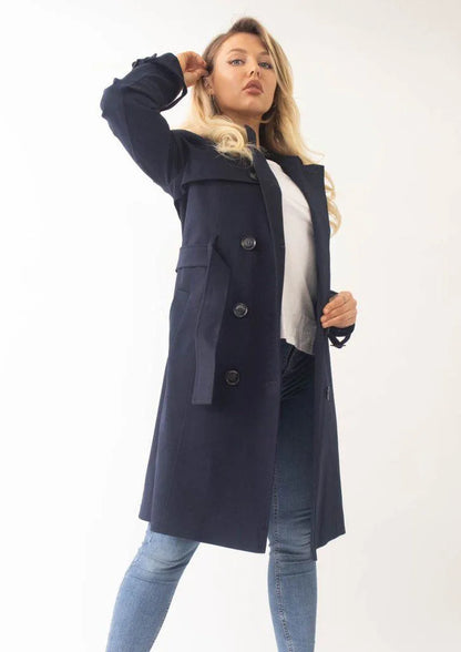 Alexis Slim Fit Trench Coat