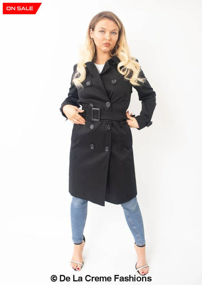 Alexis Slim Fit Trench Coat