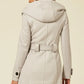 Slim Fit Shawl Hooded Coat (1325)