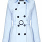 Women's Spring/Summer Double Breasted Short Belted Coat