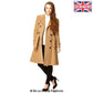 Amber Wool Blend Double Breasted Trench Coat