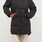 Black Padded Puffer Hood Jacket