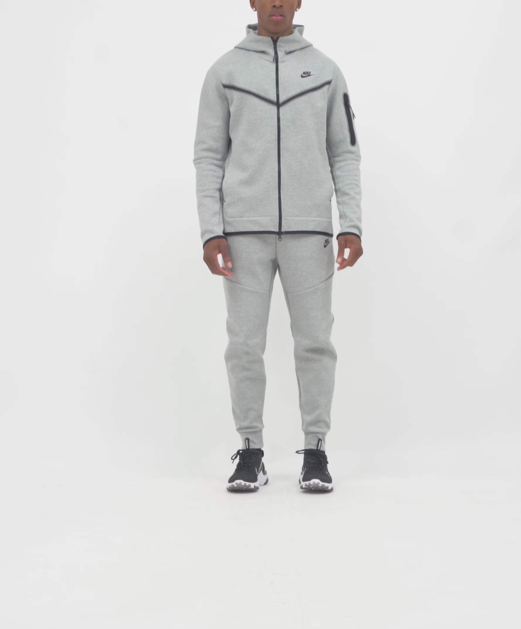 Mens Nike Tech Fleece Joggers Grey
