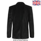 De La Creme MAN - Velvet Slim Fit Formal Blazer