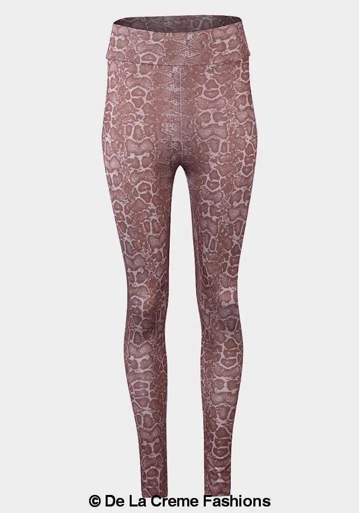 De La Creme - Ladies Animal Print Leggings