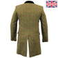 De La Creme Man - Mens Check Design Crombie Coat