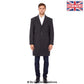 De La Creme MAN - Wool & Cashmere Blend Formal Security Overcoat