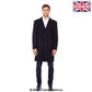 De La Creme MAN - Wool & Cashmere Blend Formal Security Overcoat