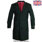 De La Creme MAN - Wool & Cashmere Blend Formal Security Overcoat