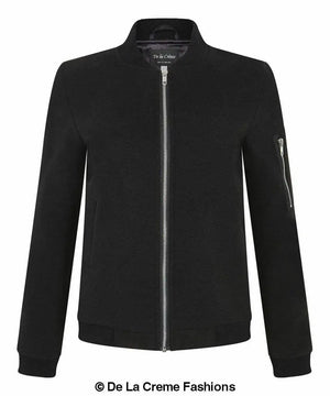 De La Creme - Women's Long Sleeve Varsity Bomber Jacket