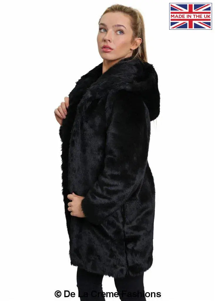 Ladies hooded winter coats uk shop