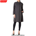 De La Creme - Womens Oversized Knee Length Plus Size Mac