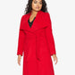 Harpreet Waterfall Lapel Double Breasted Duster Coat