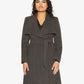 Harpreet Waterfall Lapel Double Breasted Duster Coat