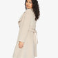 Harpreet Waterfall Lapel Double Breasted Duster Coat