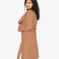 Harpreet Waterfall Lapel Double Breasted Duster Coat