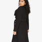 Harpreet Waterfall Lapel Double Breasted Duster Coat