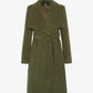 Harpreet Waterfall Lapel Double Breasted Duster Coat