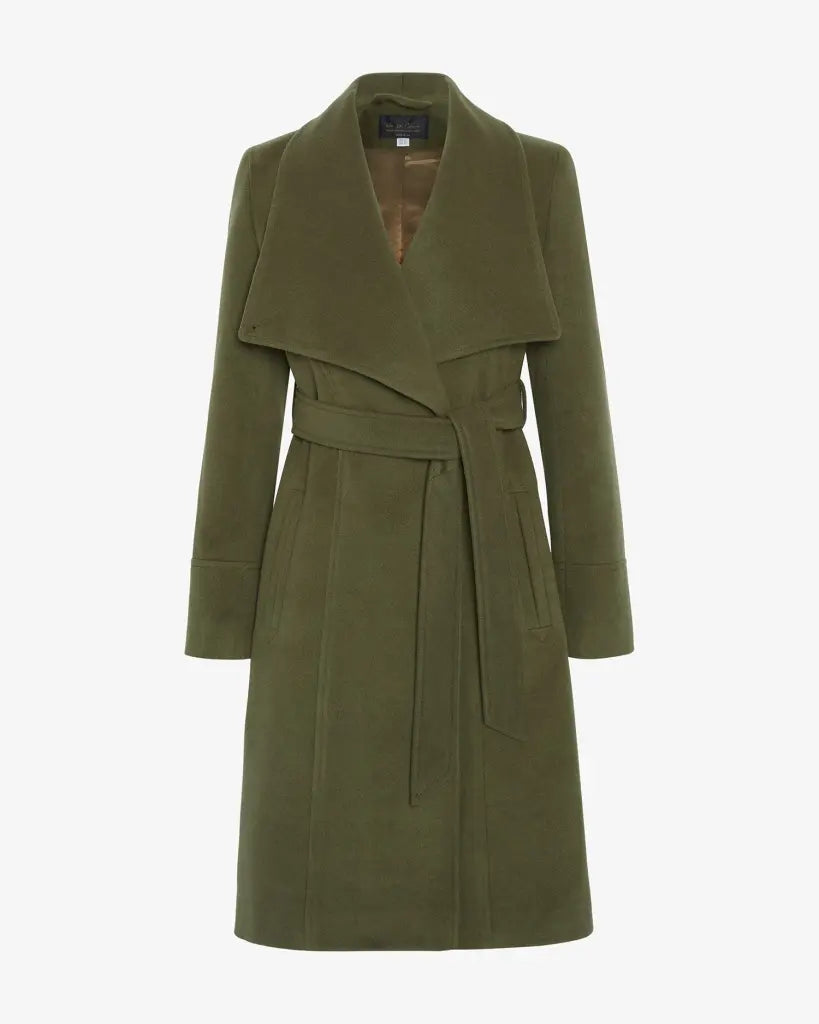 Harpreet Waterfall Lapel Double Breasted Duster Coat