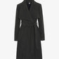 Harpreet Waterfall Lapel Double Breasted Duster Coat