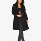 Harpreet Waterfall Lapel Double Breasted Duster Coat