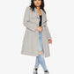 Harpreet Waterfall Lapel Double Breasted Duster Coat