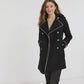 Military Coat with Contrast Buttons (C10215)