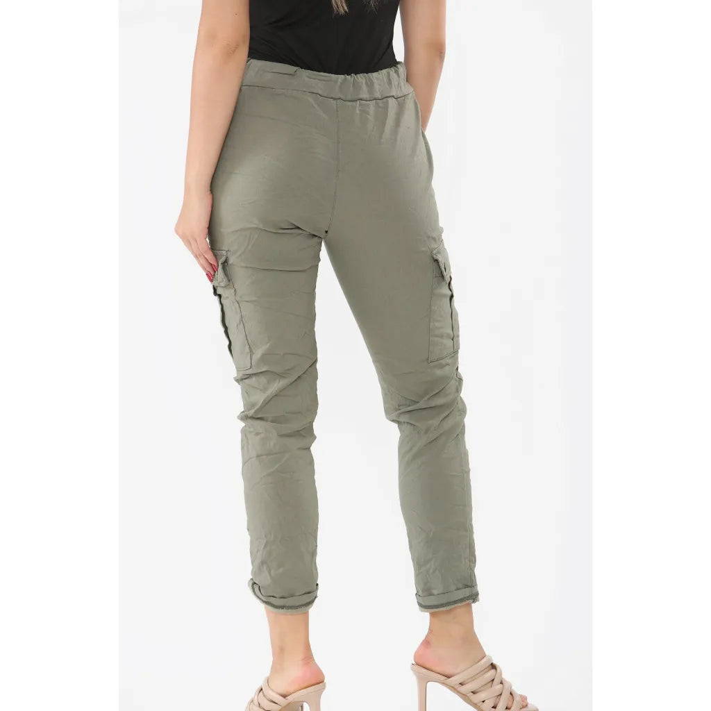 Flap Pocket Detail Magic Cargo Trousers Leggings