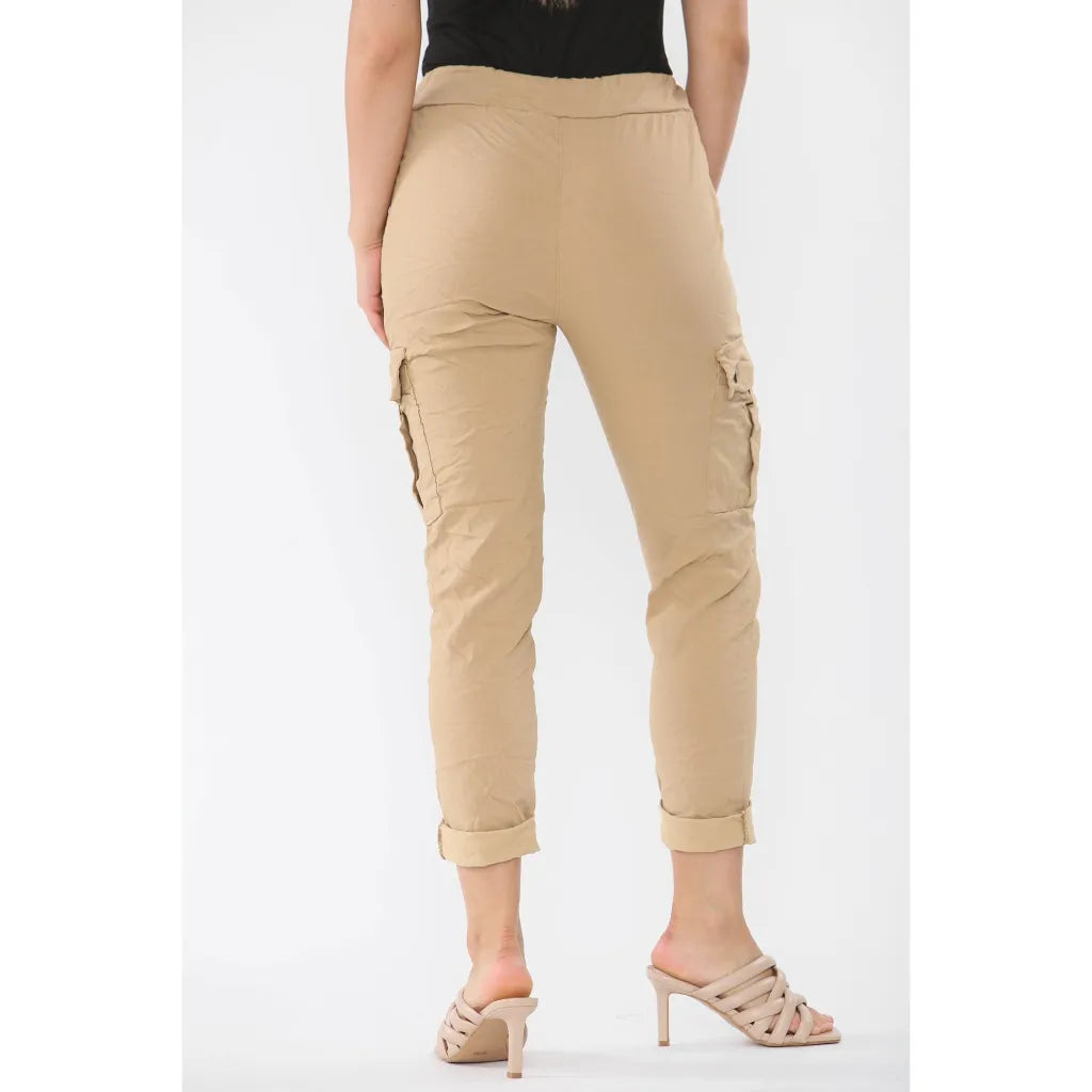 Flap Pocket Detail Magic Cargo Trousers Leggings