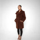 Janine Teddy Coat With Double Breasted Fit