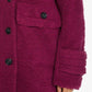 Julie High Neck Borg Teddy Coat