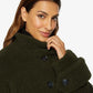 Julie High Neck Borg Teddy Coat