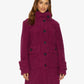 Julie High Neck Borg Teddy Coat