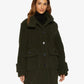 Julie High Neck Borg Teddy Coat