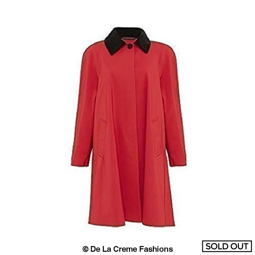 De La Creme - Womens Spring/Summer Plus Size Lightweight Swing Coat