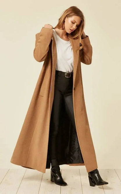 Ladies knee length wool coats clearance