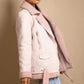 Pink Faux Suede Aviator Jacket (11701) Coats & Jackets