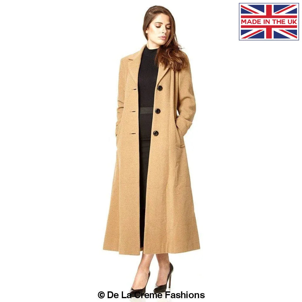 De La Creme - Womens Slim Fit Long Winter Coat