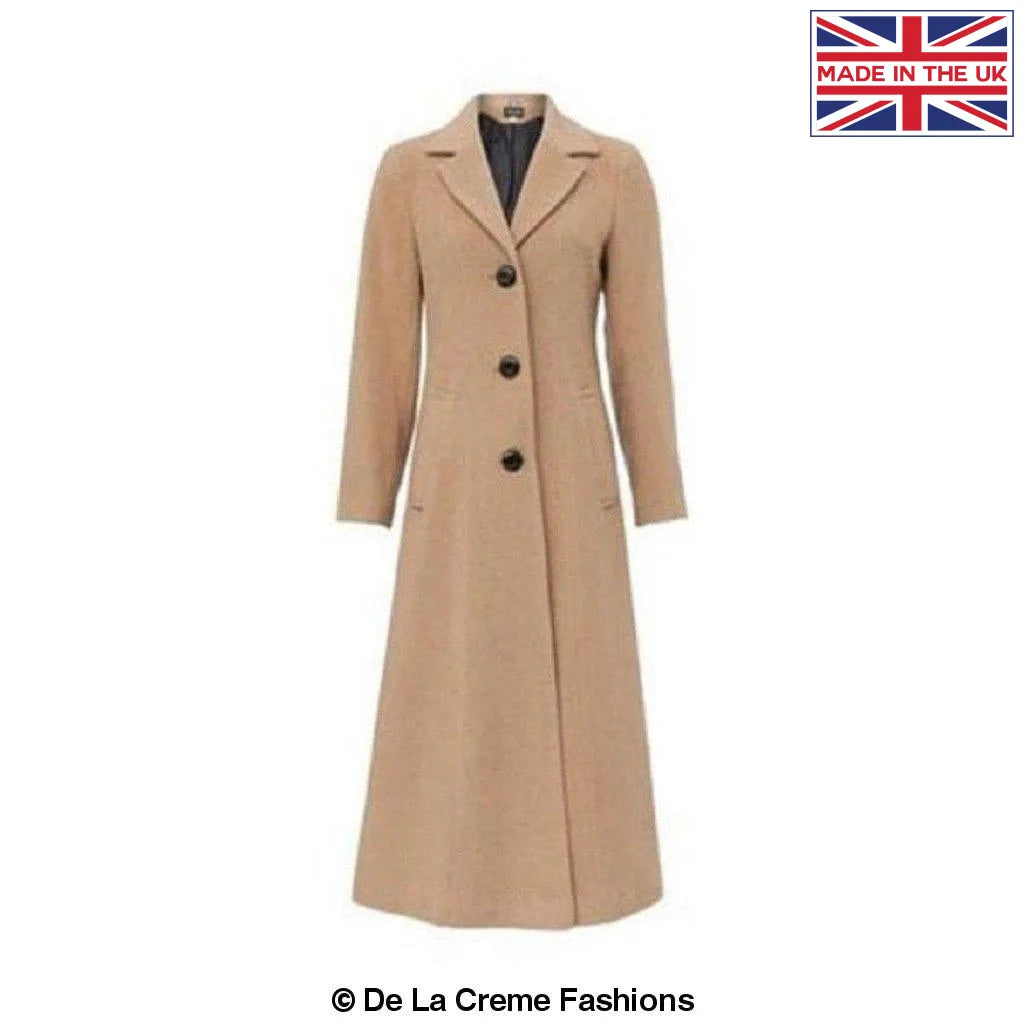 De La Creme Womens Single Breasted Long Winter Coat