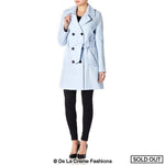 De La Creme - Womens Spring/Summer Double Breasted Trench Coat